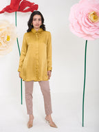 MUSTARD HIKE CRYSTALLINE SHIRT
