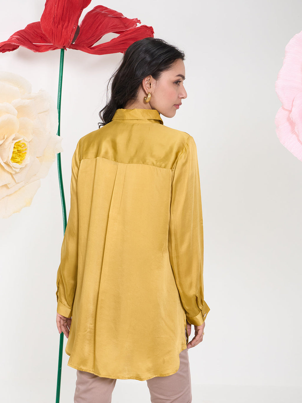 MUSTARD HIKE CRYSTALLINE SHIRT