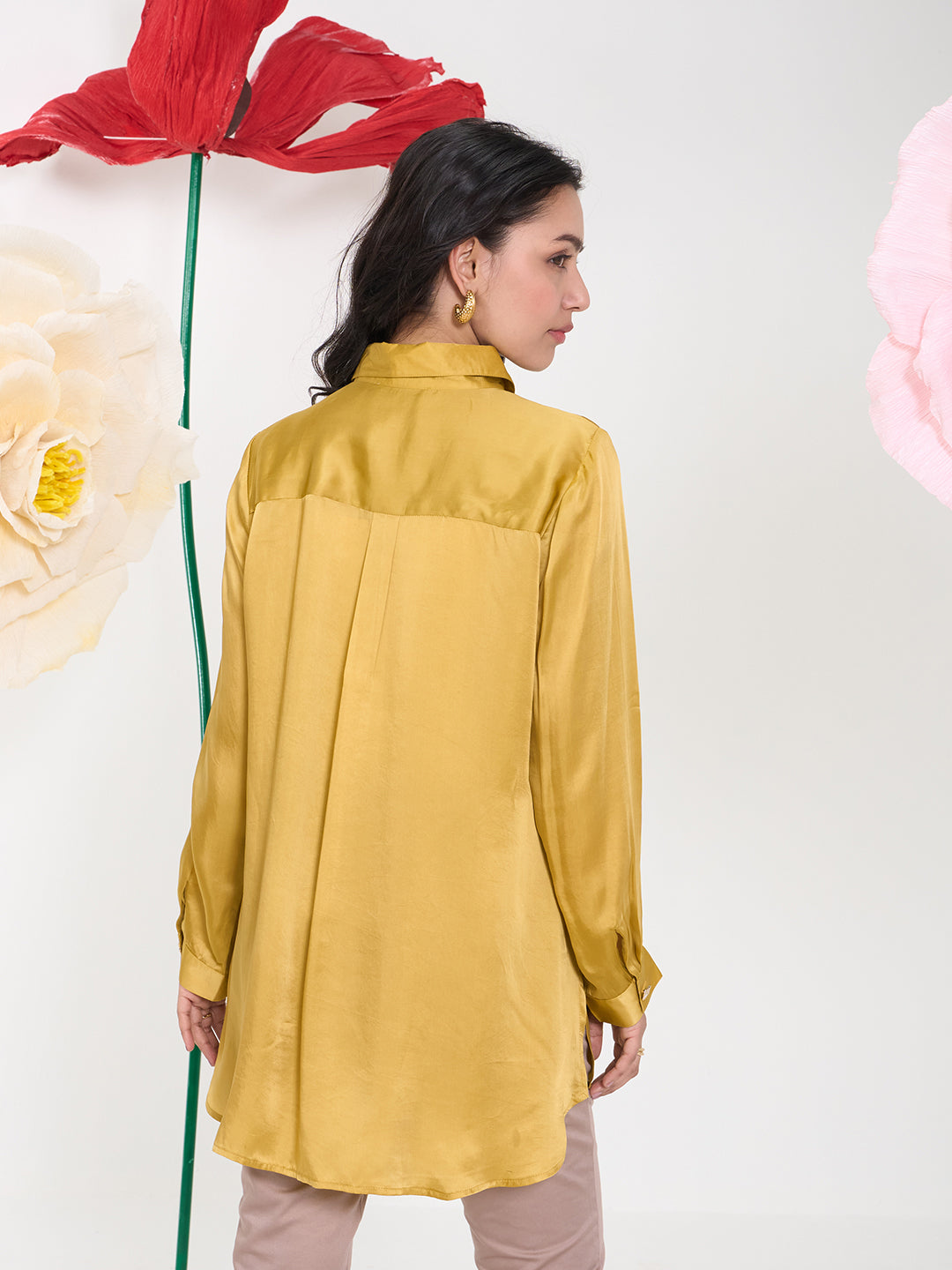 MUSTARD HIKE CRYSTALLINE SHIRT
