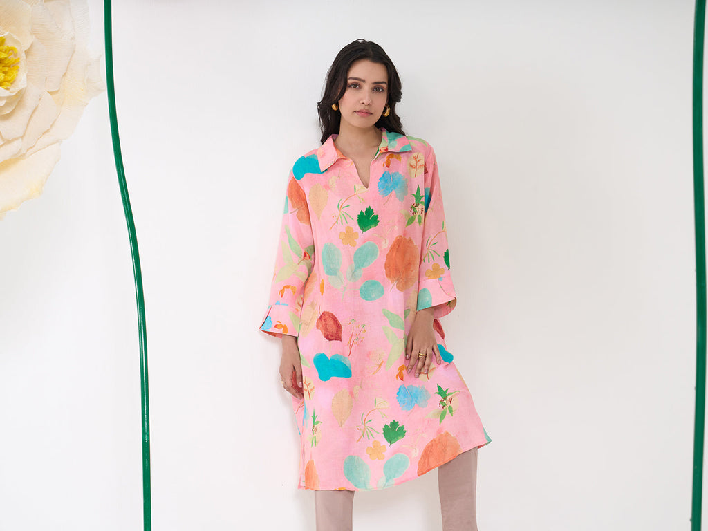 PEACH OLIO AARIA TUNIC
