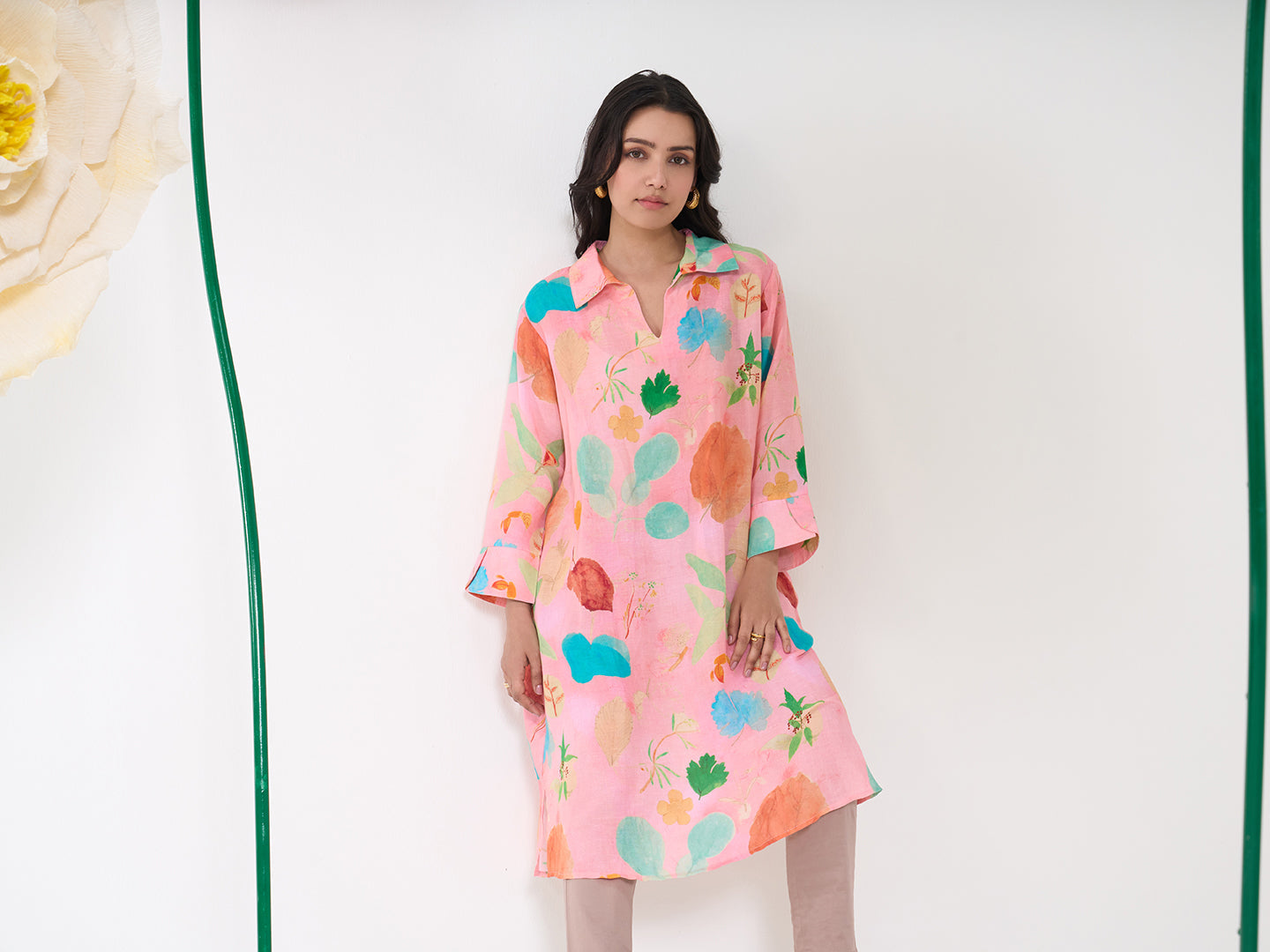 PEACH OLIO AARIA TUNIC