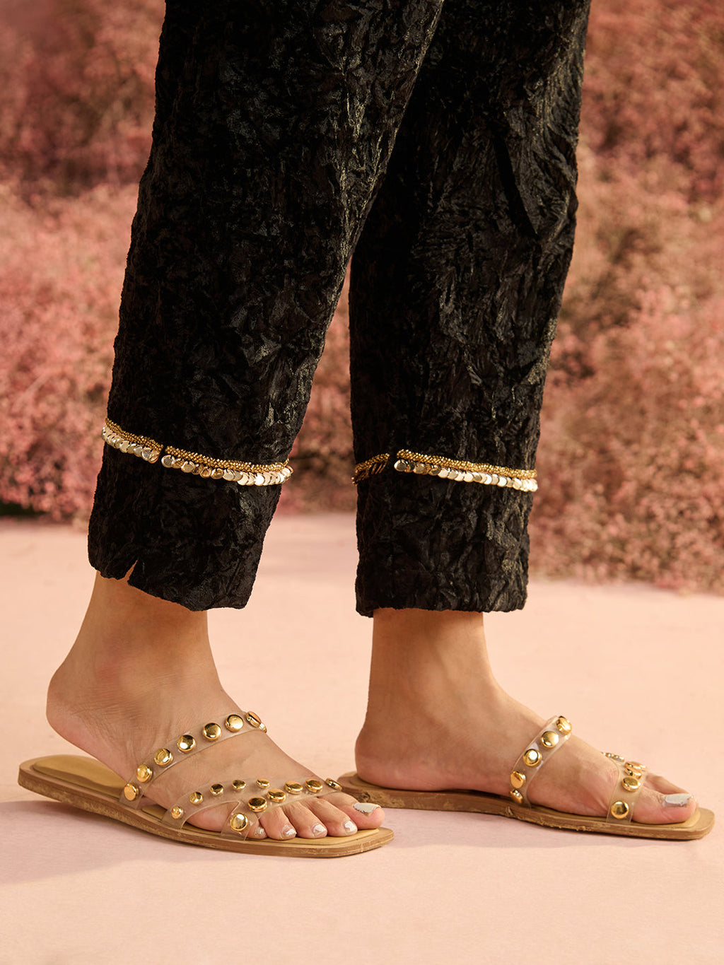 VELVET BLACK RADICAL PANTS