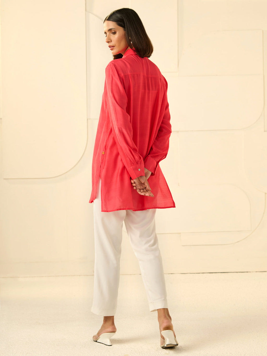 RANI NILGIRI COLLARED BUTTON DOWN SHIRT