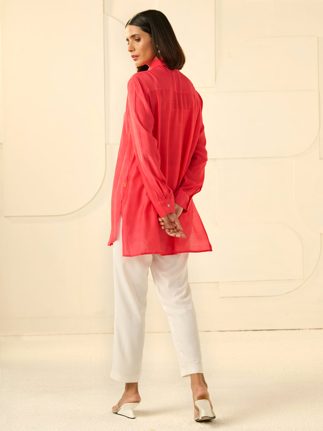 RANI NILGIRI COLLARED BUTTON DOWN SHIRT