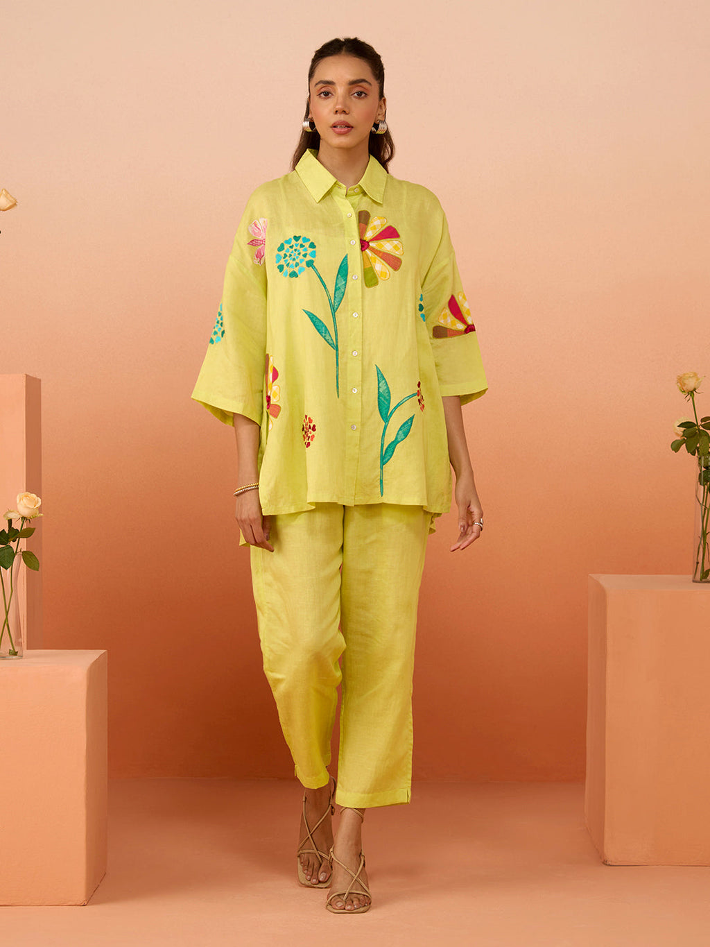 LIME ZURIE TROUSERS