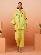 LIME ZURIE TROUSERS