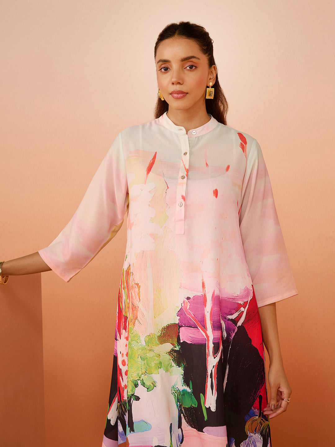 SAAD PINK KAFTAN