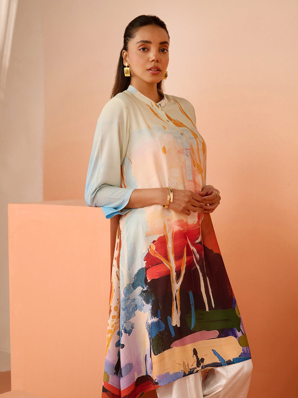 SAAD BLUE KAFTAN