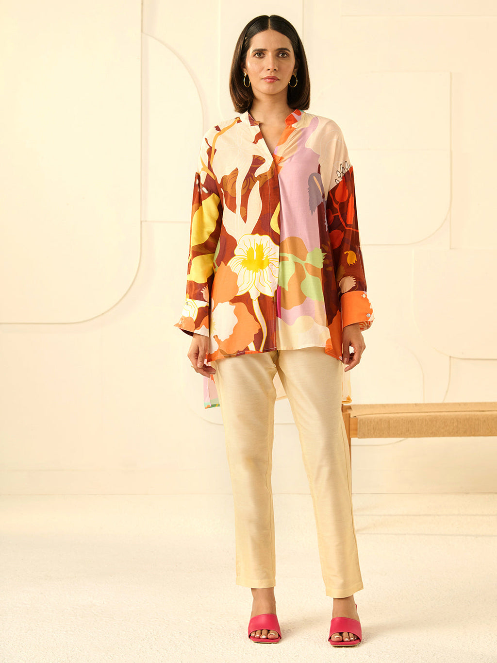 BROWN BREEZE ROOH SHIRT