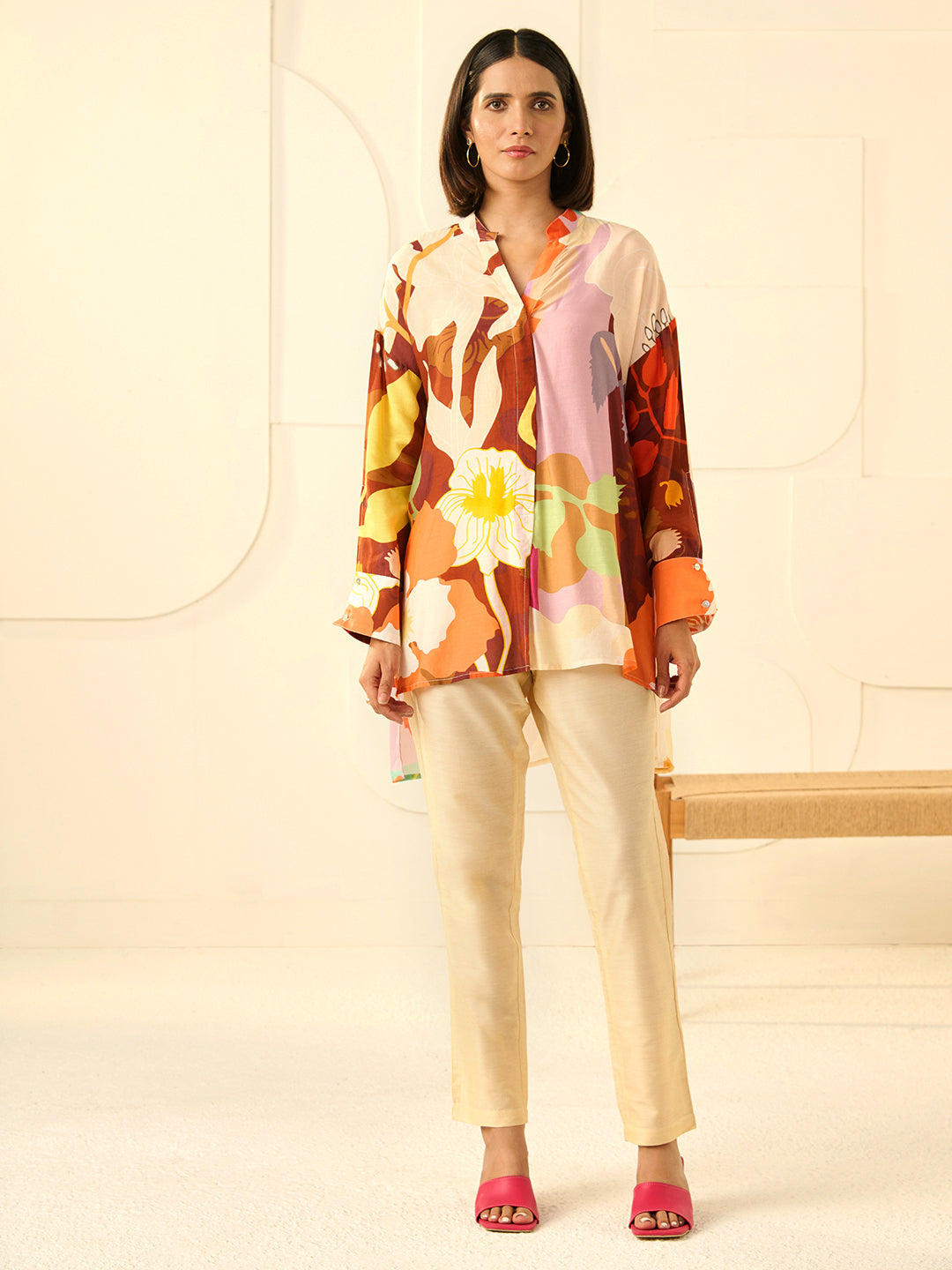 BROWN BREEZE ROOH SHIRT