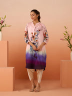 PINK MARINA GATHER TUNIC