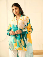 TEAL BREEZE ROOH SHIRT