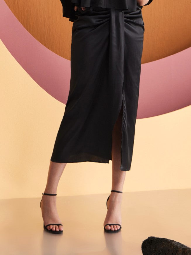 BLACK MILAGA SKIRT