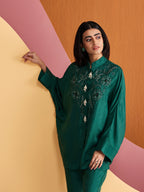 EMERALD GREEN AHAANA SHIRT