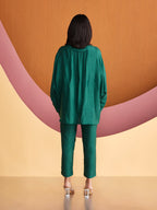 EMERALD GREEN AHAANA SHIRT