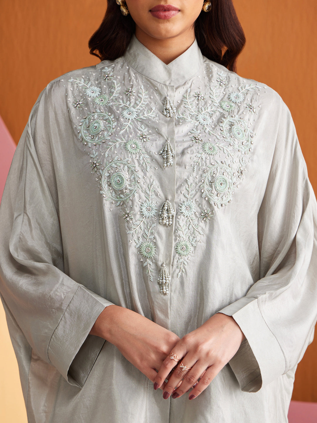 GREY AHAANA SHIRT