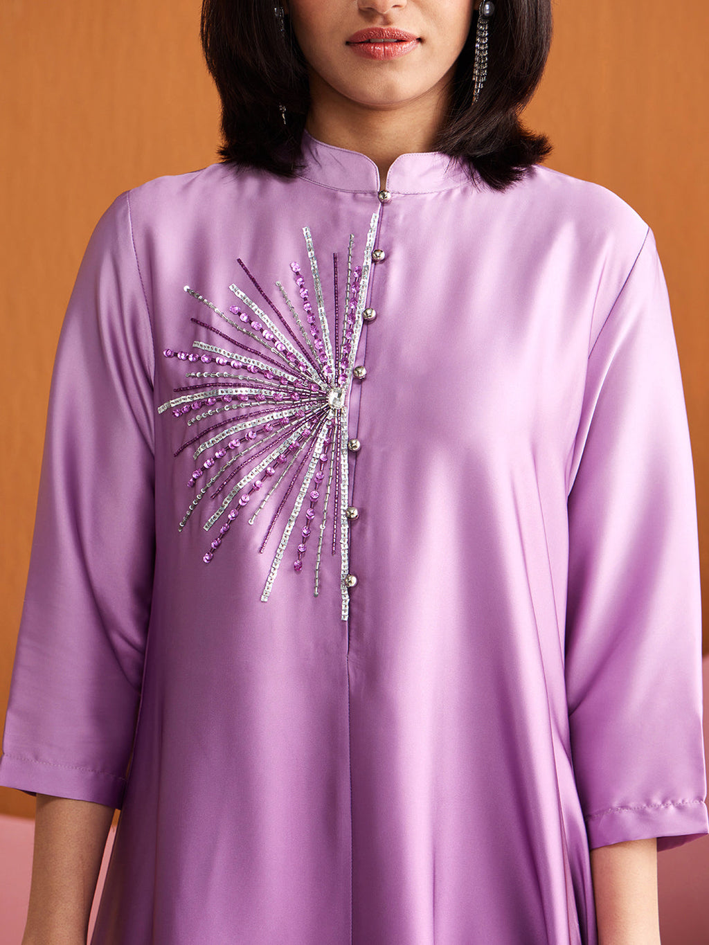 PURPLE OMBRE MANOR DRESS