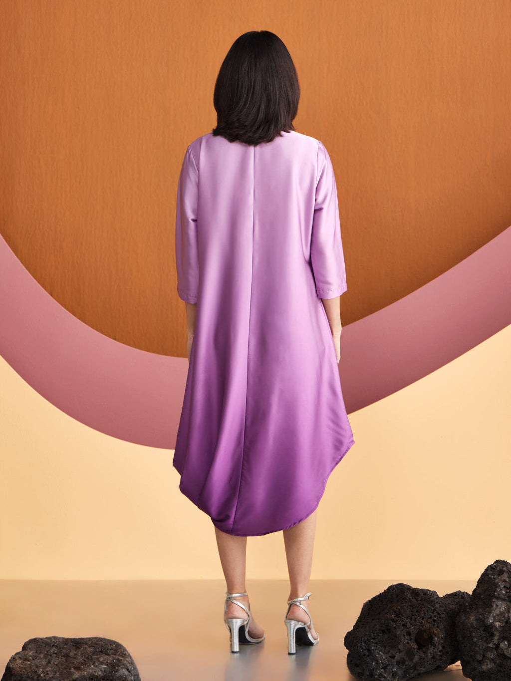 PURPLE OMBRE MANOR DRESS