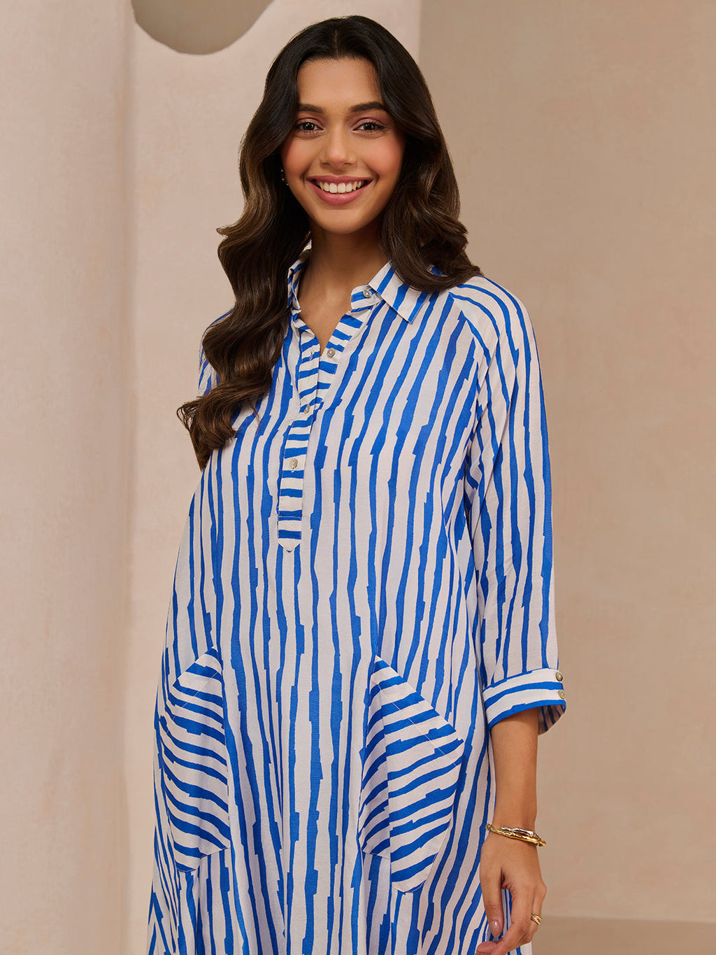 BLUE VEIN AVANT TUNIC