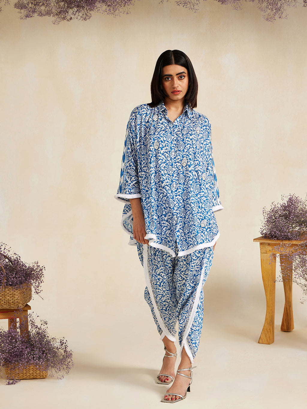 BLUE UZBEK HANNAH TOP
