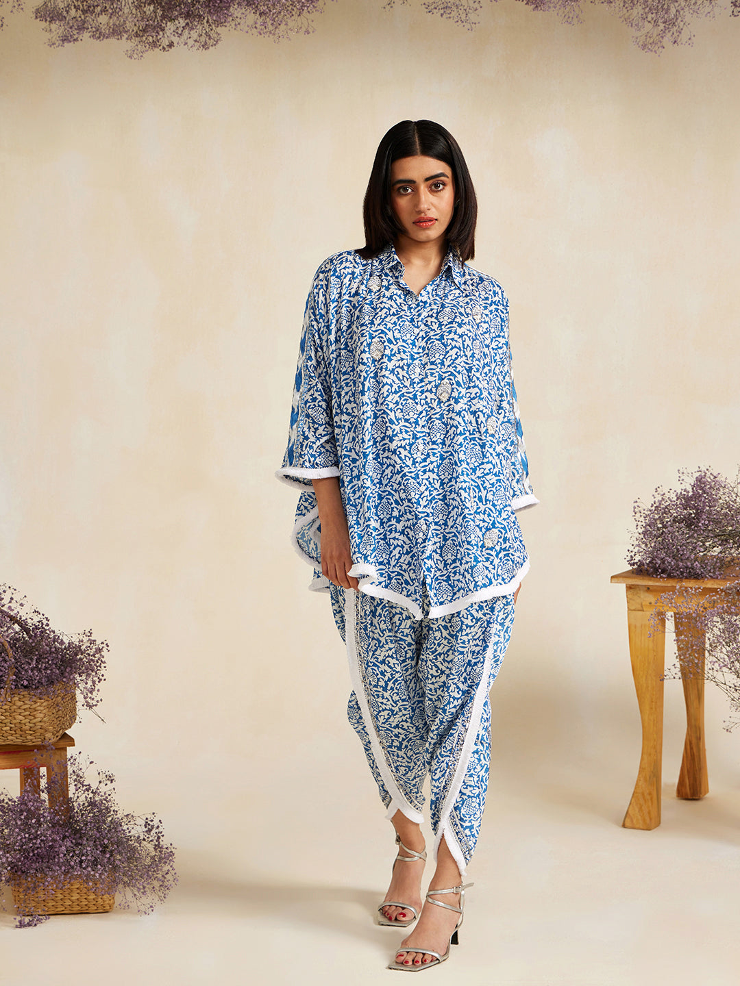 BLUE UZBEK HANNAH TOP