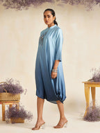 BLUE OMBRE MANOR DRESS