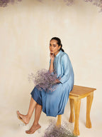 BLUE OMBRE MANOR DRESS