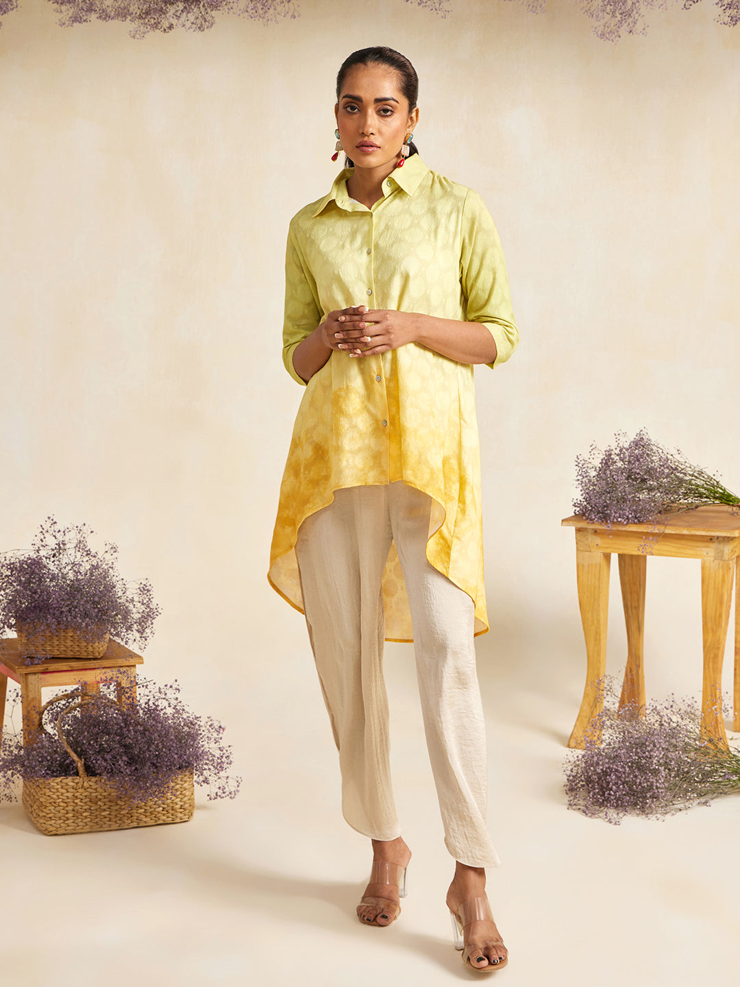 YELLOW COSMIC BLAIR SHIRT