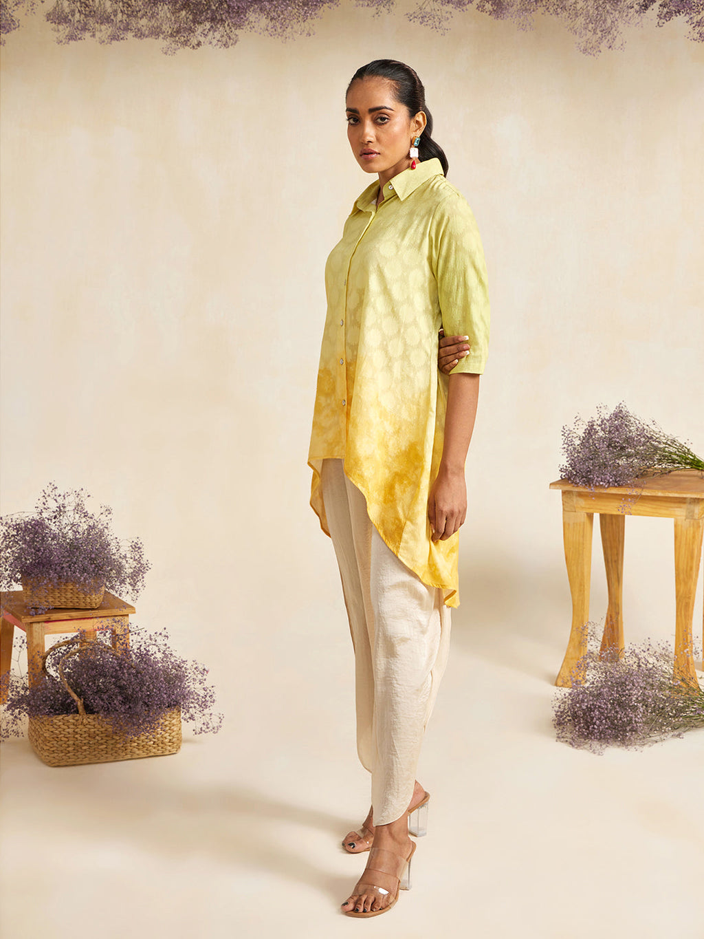 YELLOW COSMIC BLAIR SHIRT