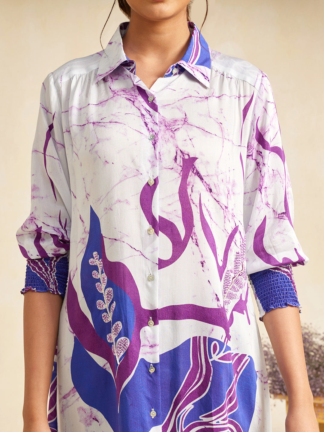 BLUE BLISS WHITNEY TUNIC