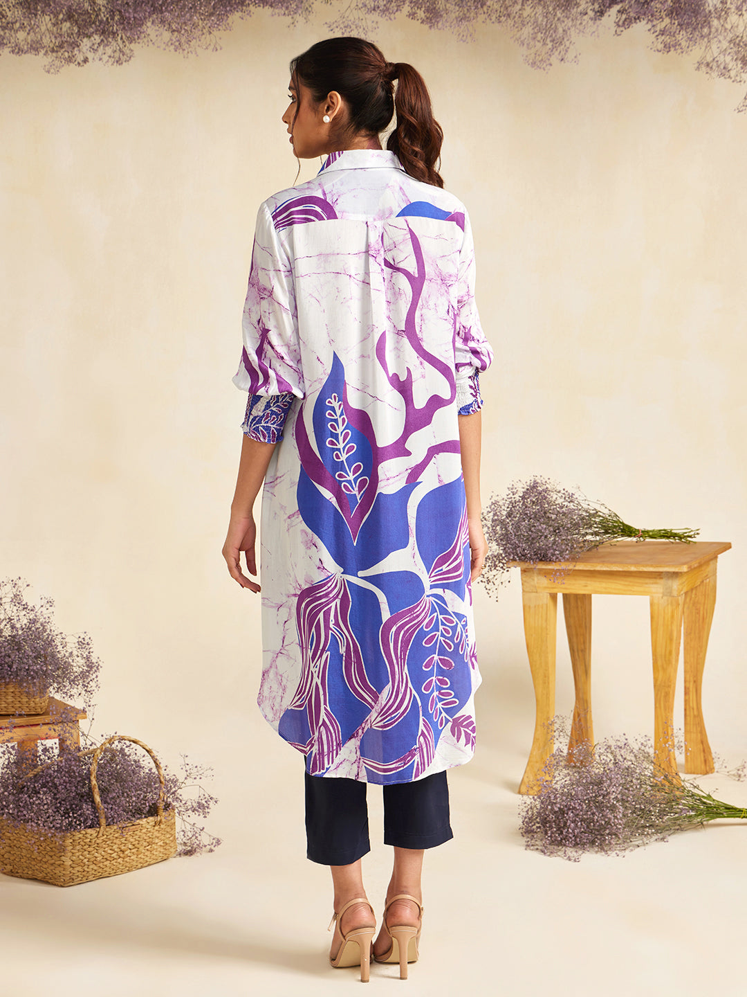 BLUE BLISS WHITNEY TUNIC