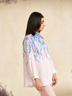 BLUE BLOSSOM CHIN SHIRT