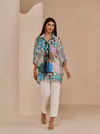 BLUE CALISTA ELAN SHIRT
