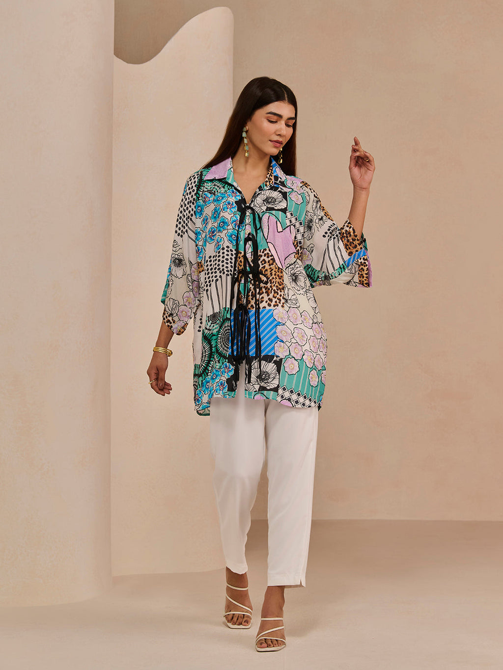 BLUE CALISTA ELAN SHIRT