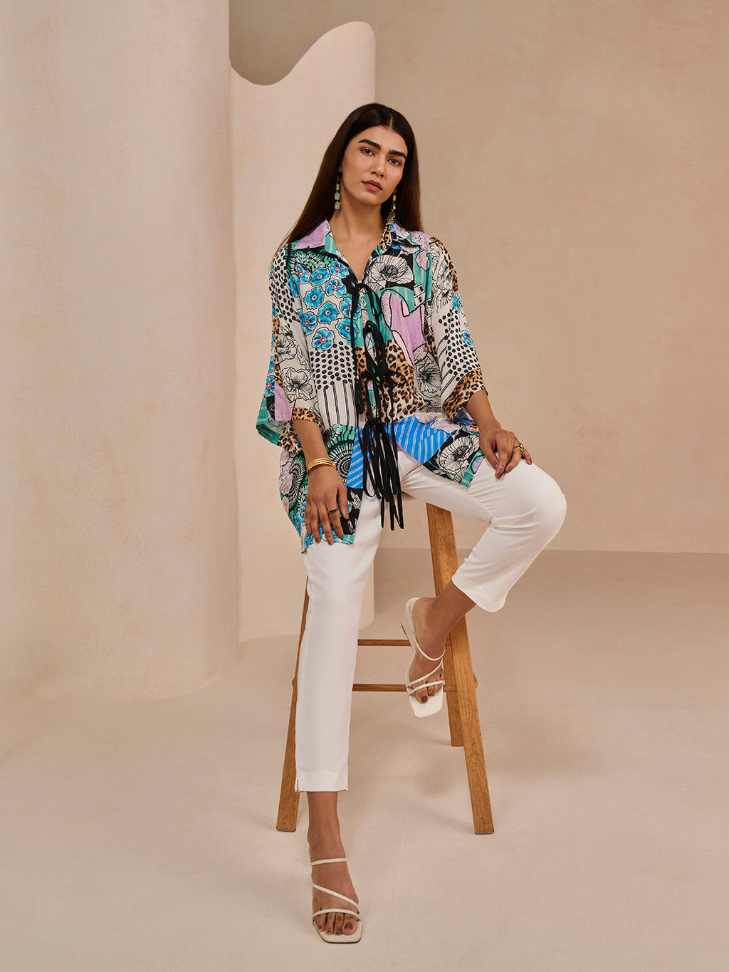 BLUE CALISTA ELAN SHIRT