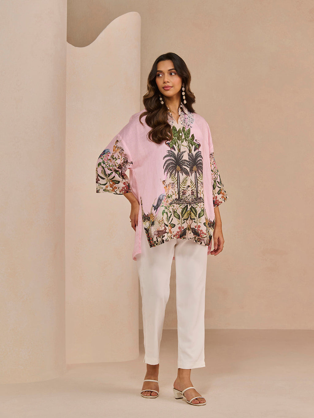 PETRA FOREST PINK SHIRT