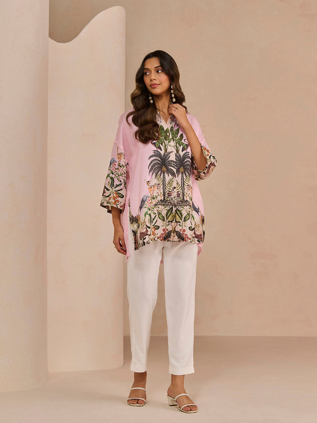 PETRA FOREST PINK SHIRT
