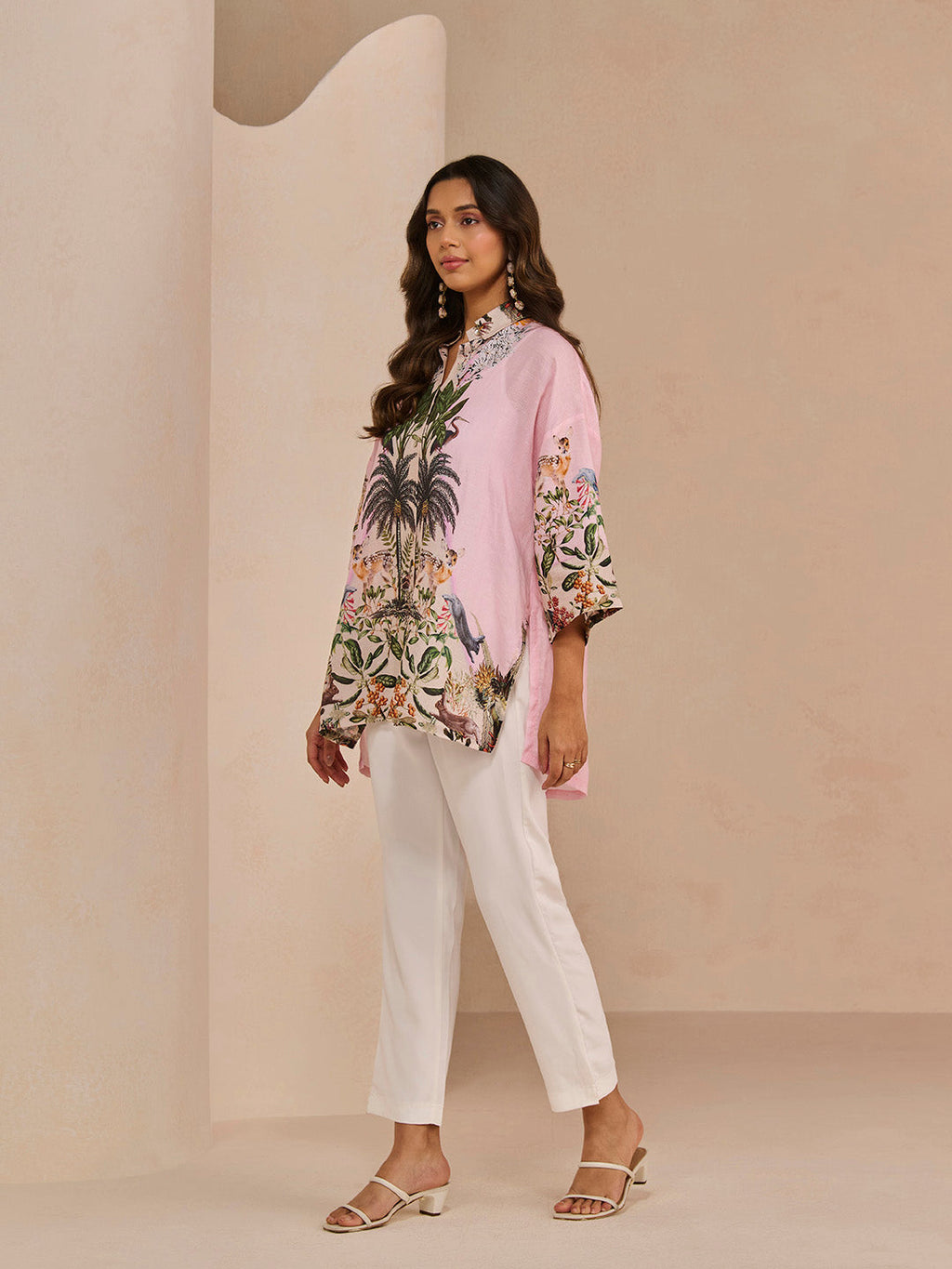 PETRA FOREST PINK SHIRT