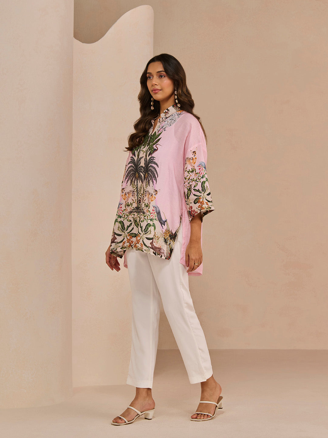 PETRA FOREST PINK SHIRT