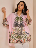 PETRA FOREST PINK SHIRT