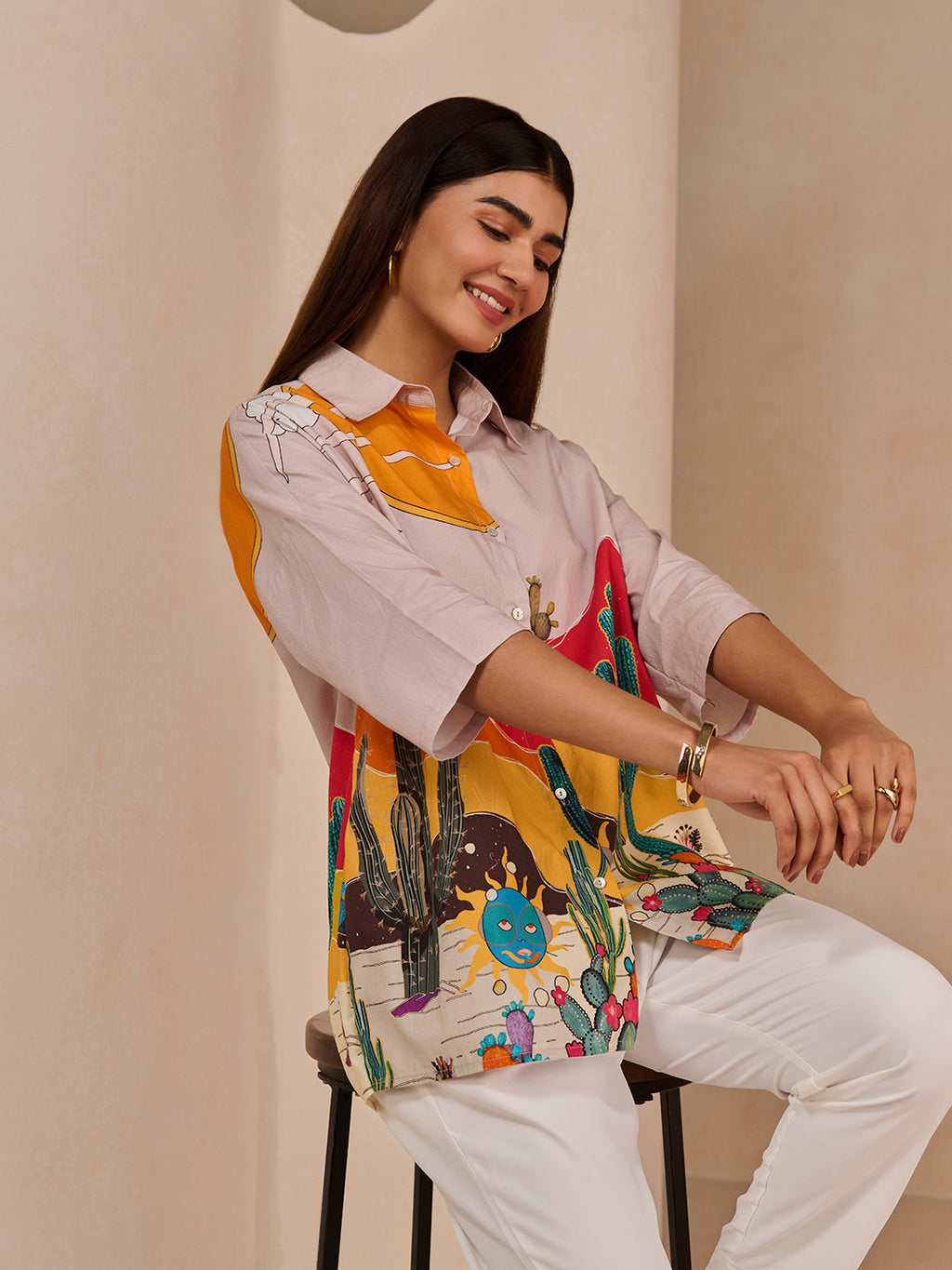 CACTI BUTTONED SHIRT