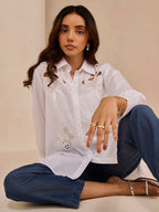 WHITE LANCER SHIRT