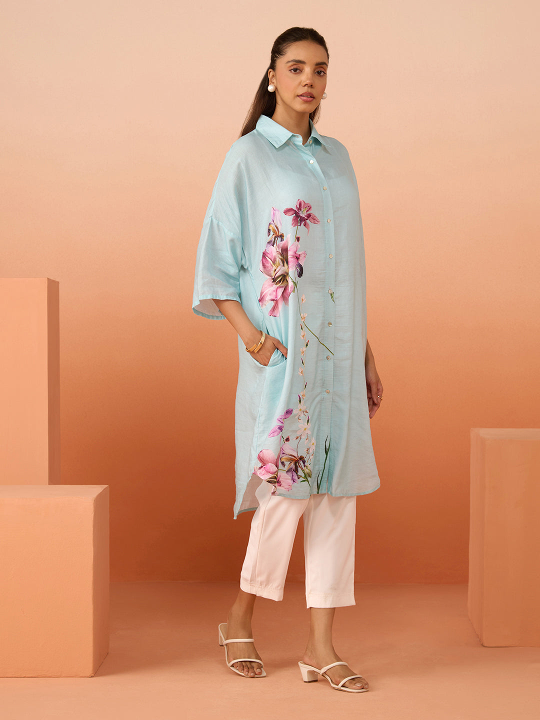 TURQ VAZA GAREN TUNIC