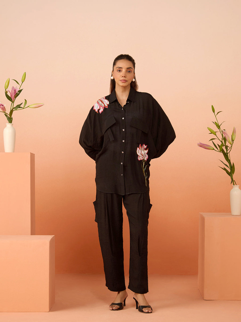 BLACK ESTIE PANTS
