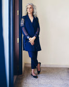 NAVY BLUE THEO BLAZER