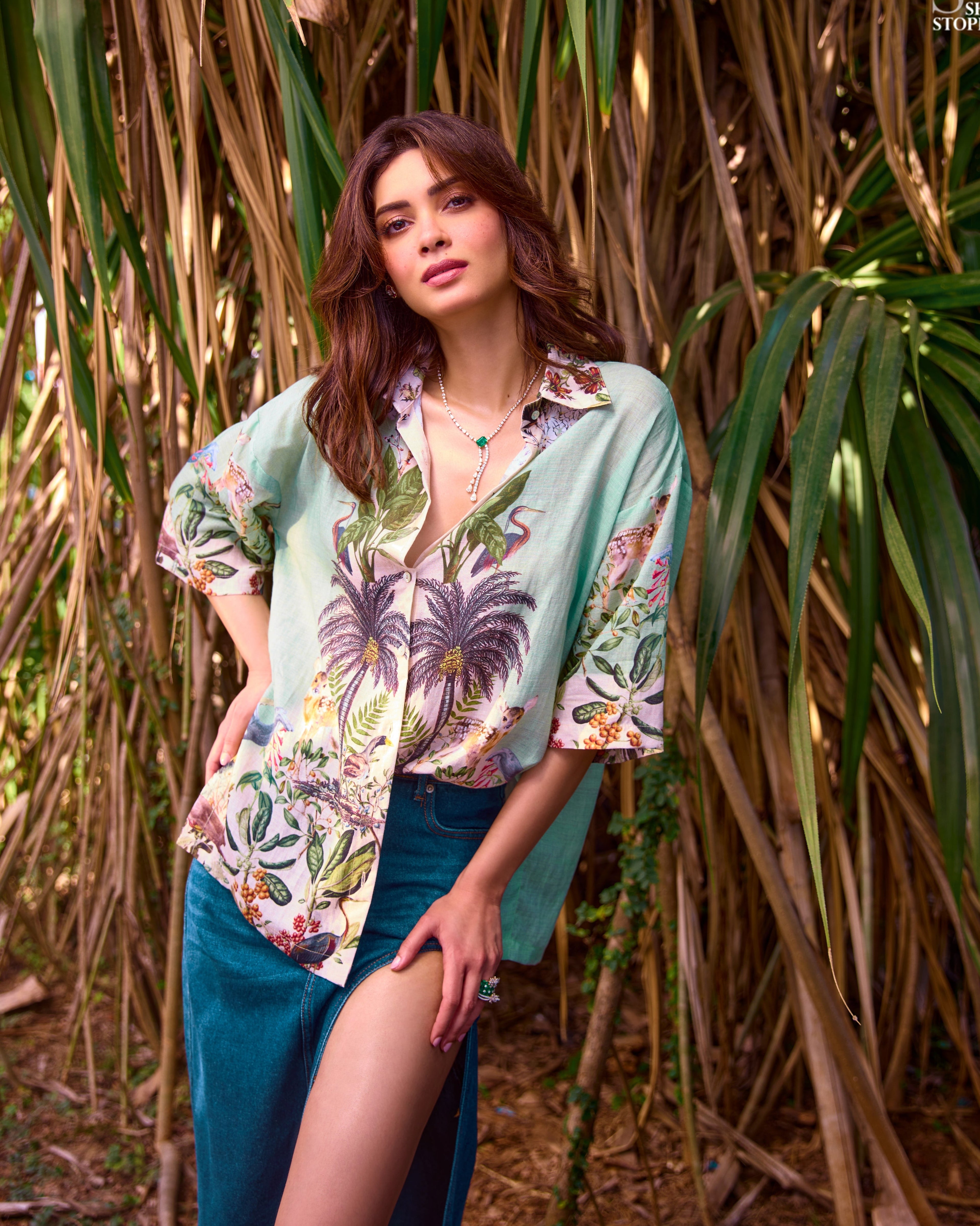 PETRA FOREST GREEN SHIRT