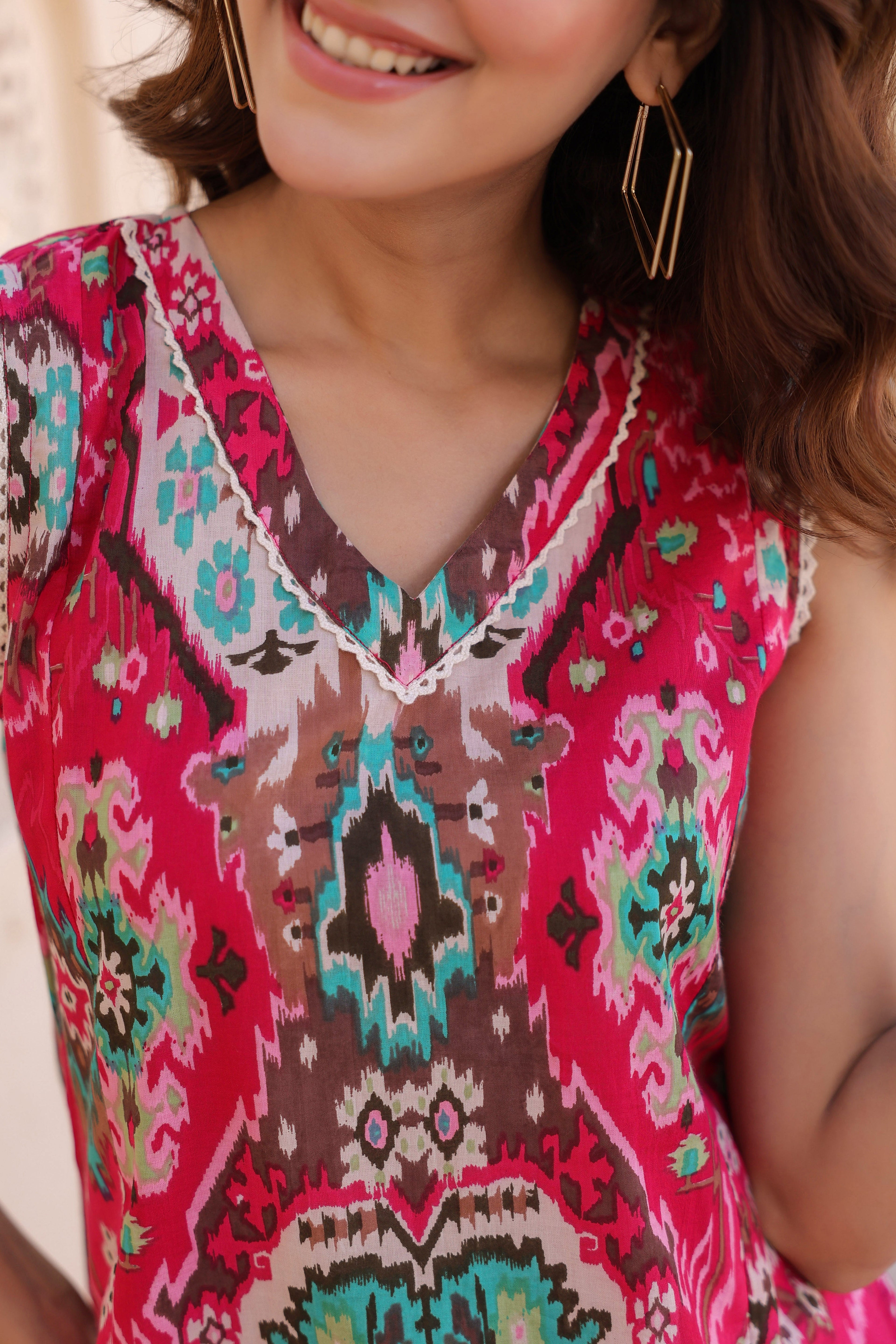 Ethnic Motif Printed Top