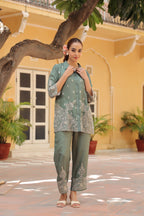 Women Embroidered Co-ord Set