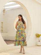 Printed Pure Cotton Ethnic Dress
