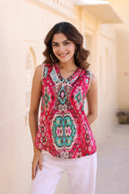 Ethnic Motif Printed Top